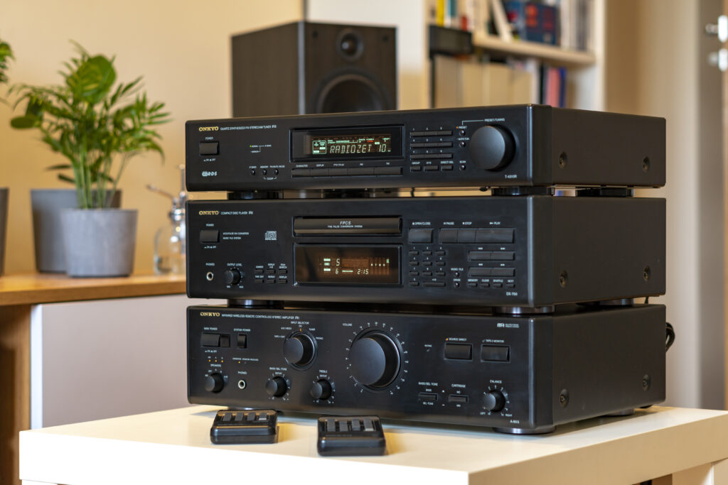 Wieża Onkyo - A-803, DX-750, T-4310R